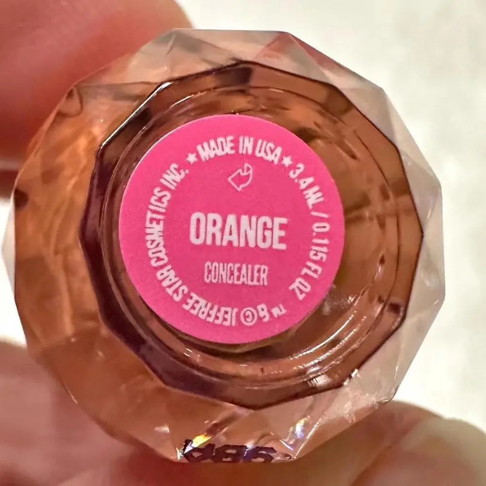 NIB Jeffree Star Magic Star Color Correcting Liquid Concealer Orange 3.4ml